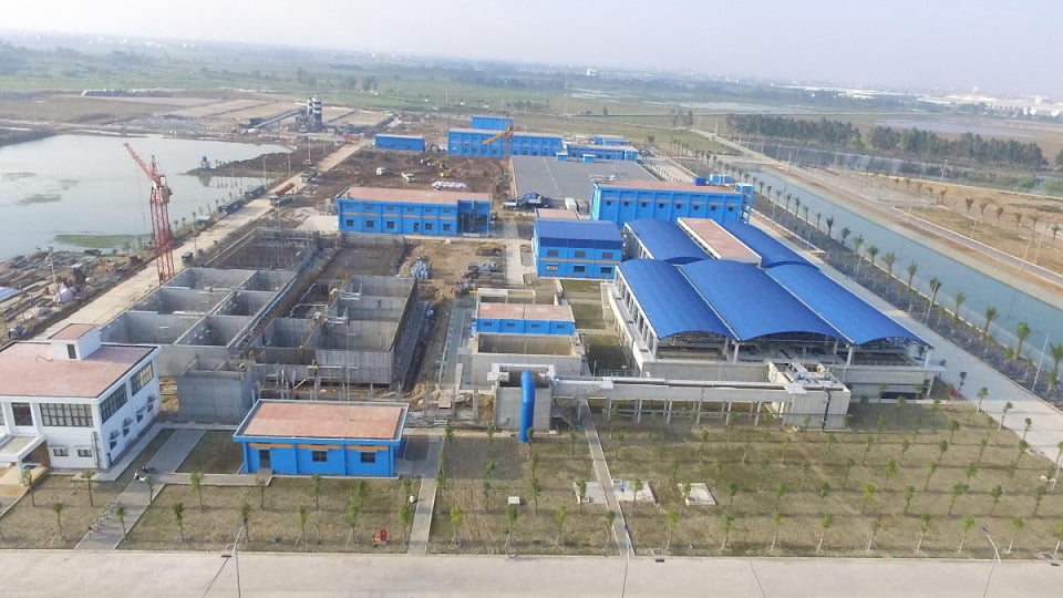 nhà máy nước mặt sông Đuống