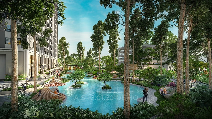 cảnh quan chung cư feliz homes
