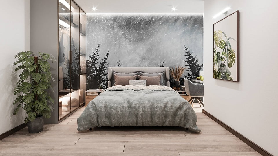 phòng ngủ master căn hộ 4 phòng ngủ Feliz Homes