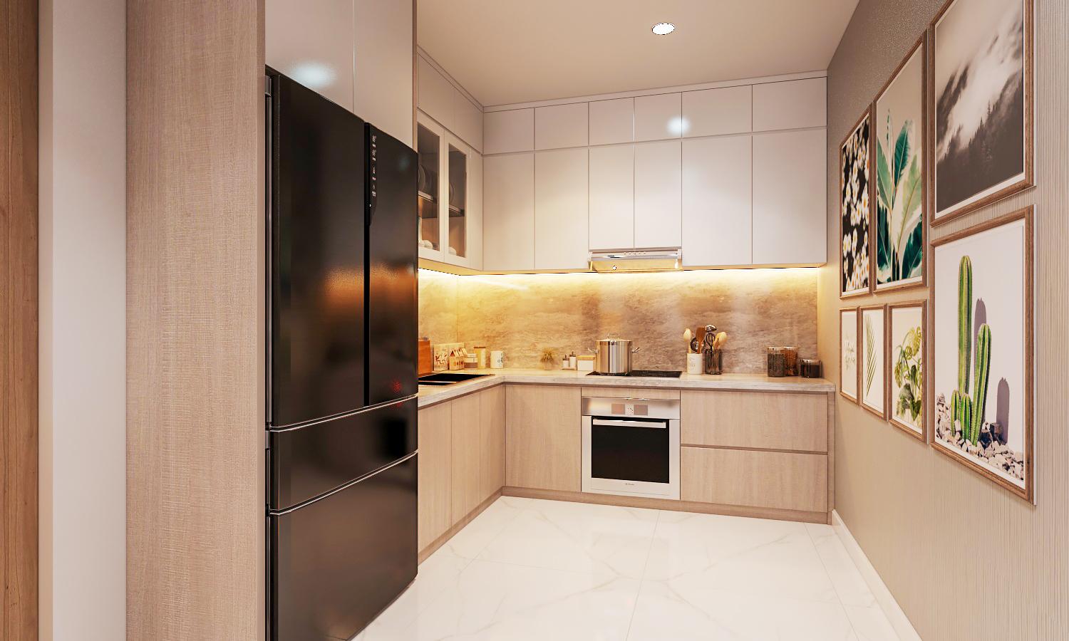 Không gian bếp sang trọng