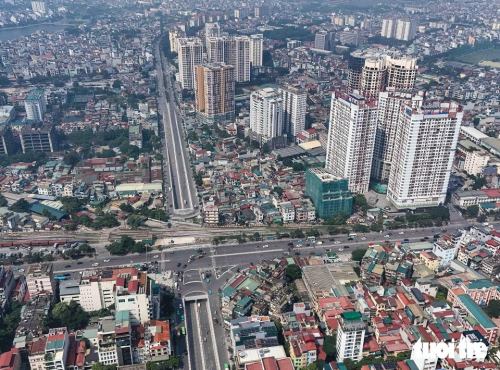 đường vành đai 2.5 đoạn Đền Lừ - Tân Mai - Định Công